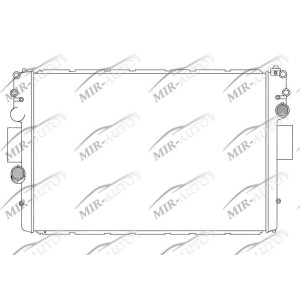 Variklio aušinimo radiatorius