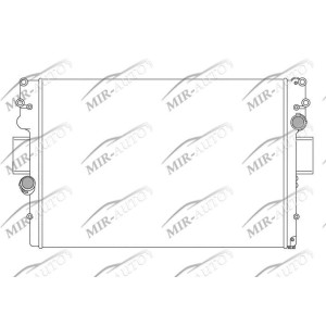 Variklio aušinimo radiatorius