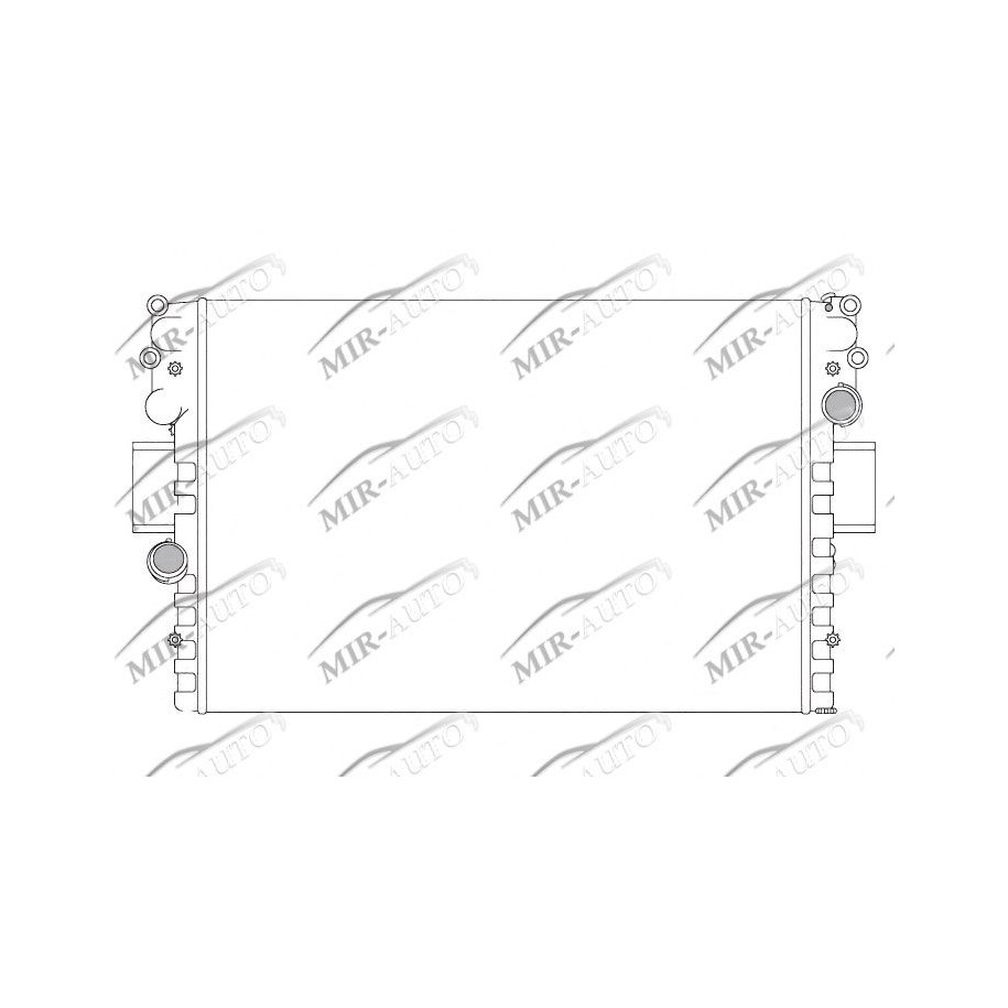 Variklio aušinimo radiatorius