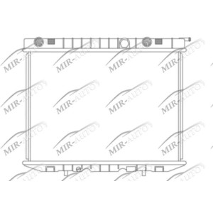 Variklio aušinimo radiatorius