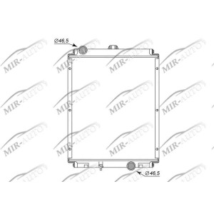 Variklio aušinimo radiatorius