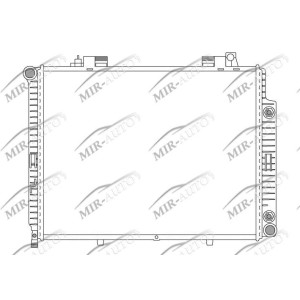 Variklio aušinimo radiatorius