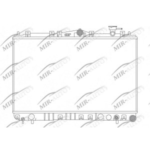 Variklio aušinimo radiatorius