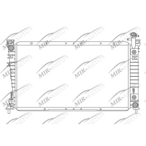 Variklio aušinimo radiatorius
