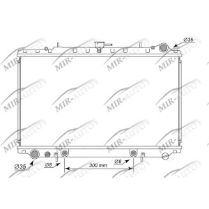 Variklio aušinimo radiatorius
