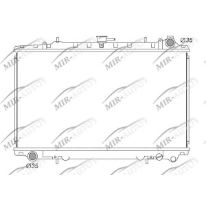 Variklio aušinimo radiatorius