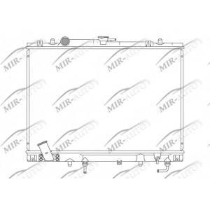Variklio aušinimo radiatorius