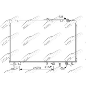 Variklio aušinimo radiatorius