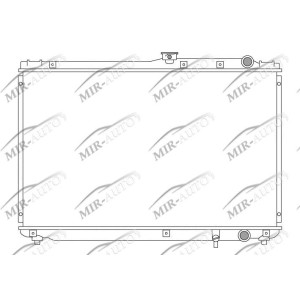 Variklio aušinimo radiatorius