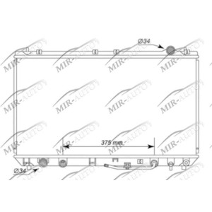 Variklio aušinimo radiatorius