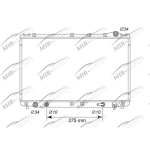 Variklio aušinimo radiatorius