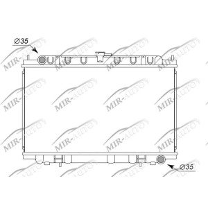 Variklio aušinimo radiatorius