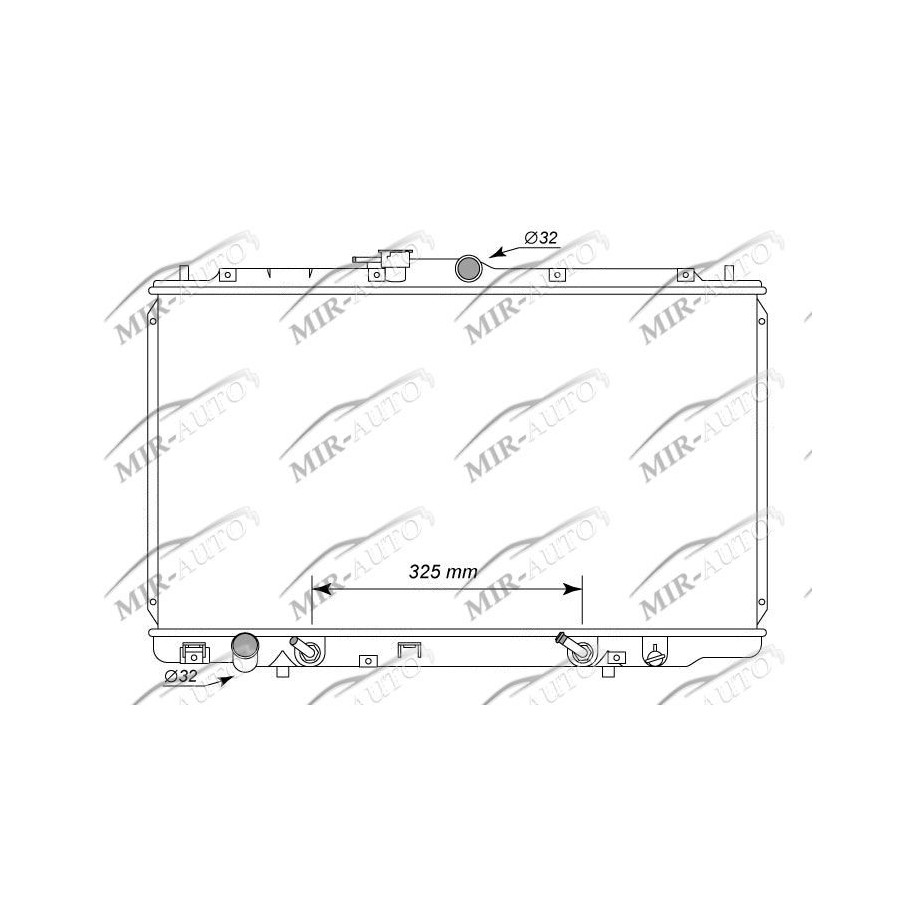 Variklio aušinimo radiatorius