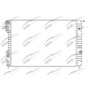 Variklio aušinimo radiatorius