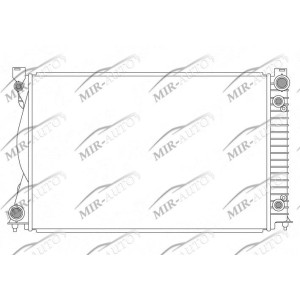 Variklio aušinimo radiatorius