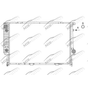 Variklio aušinimo radiatorius