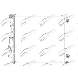 Variklio aušinimo radiatorius