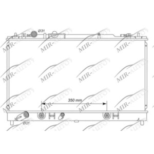 Variklio aušinimo radiatorius