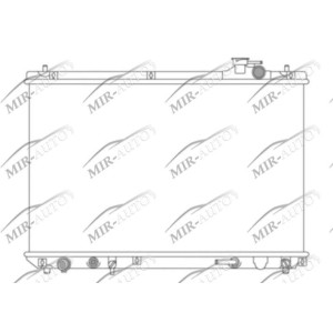 Variklio aušinimo radiatorius