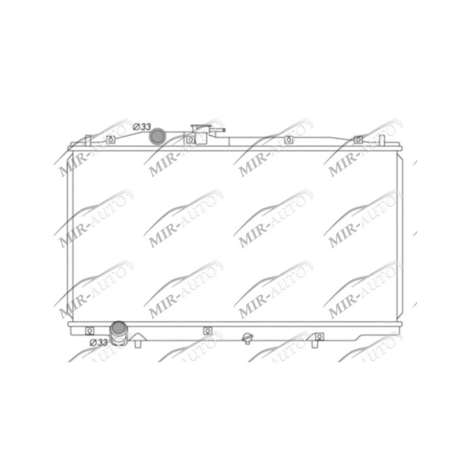 Variklio aušinimo radiatorius