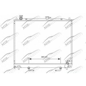 Variklio aušinimo radiatorius