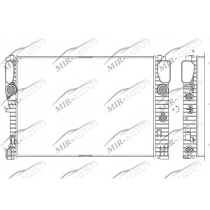 Variklio aušinimo radiatorius