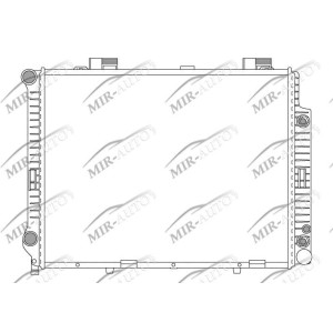 Variklio aušinimo radiatorius