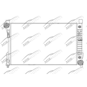 Variklio aušinimo radiatorius