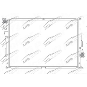 Variklio aušinimo radiatorius