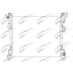 Variklio aušinimo radiatorius