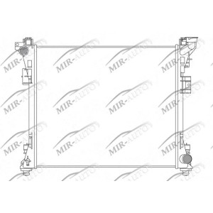 Variklio aušinimo radiatorius