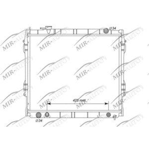 Variklio aušinimo radiatorius