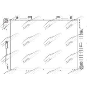 Variklio aušinimo radiatorius
