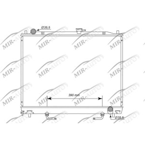 Variklio aušinimo radiatorius