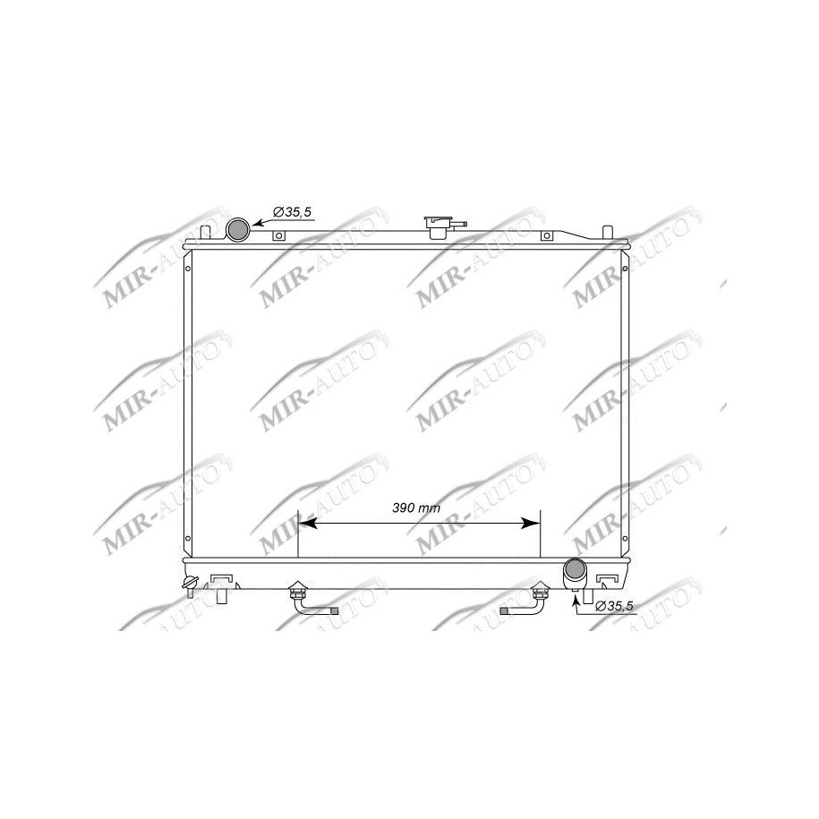 Variklio aušinimo radiatorius
