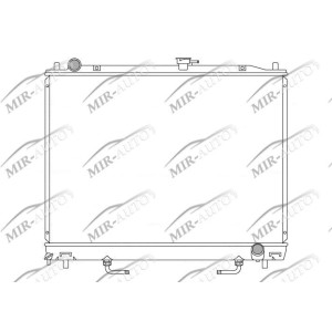 Variklio aušinimo radiatorius