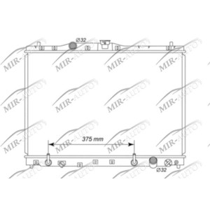 Variklio aušinimo radiatorius