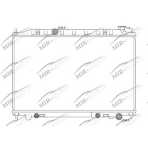 Variklio aušinimo radiatorius