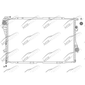 Variklio aušinimo radiatorius