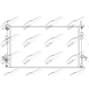 Variklio aušinimo radiatorius