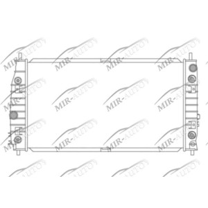 Variklio aušinimo radiatorius