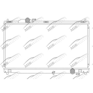 Variklio aušinimo radiatorius