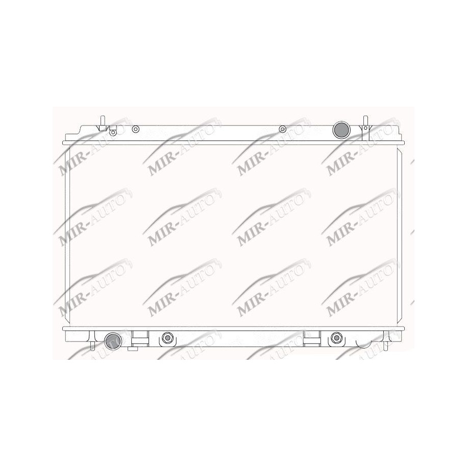 Variklio aušinimo radiatorius