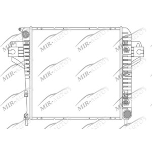 Variklio aušinimo radiatorius