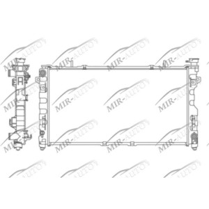 Variklio aušinimo radiatorius