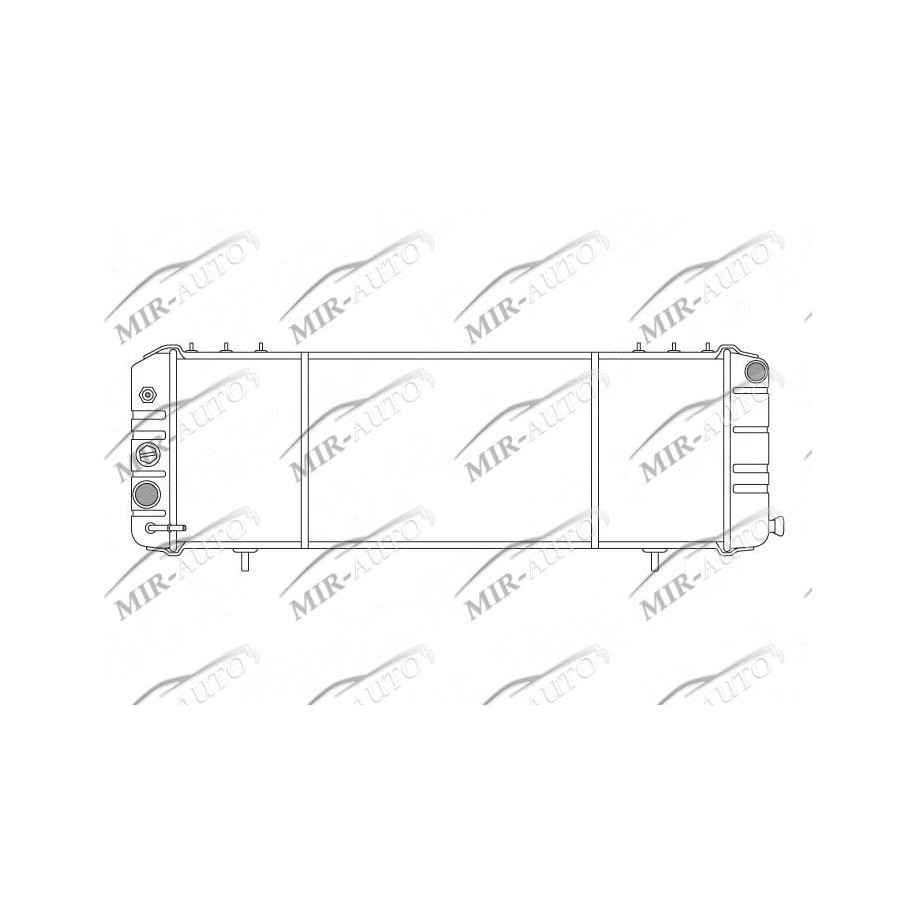 Variklio aušinimo radiatorius
