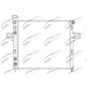 Variklio aušinimo radiatorius