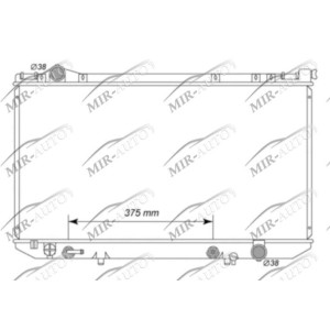 Variklio aušinimo radiatorius