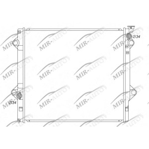 Variklio aušinimo radiatorius