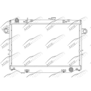 Variklio aušinimo radiatorius